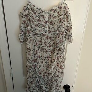 Floral Off-Shoulder Dress